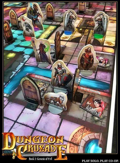 Dungeon Crusade - Book I: Genesis of Evil (Kickstarter Pre -Order Special) Kickstarter Board Game Game Steward