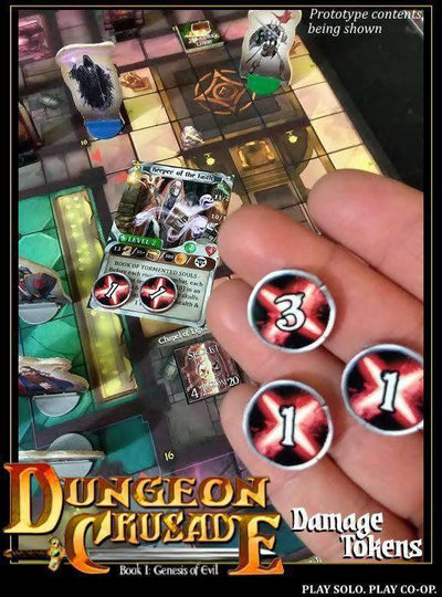 Dungeon Crusade - Kirja I: Genesis of Evil (Kickstarterin ennakkotilaus) Kickstarter -lautapeli Game Steward