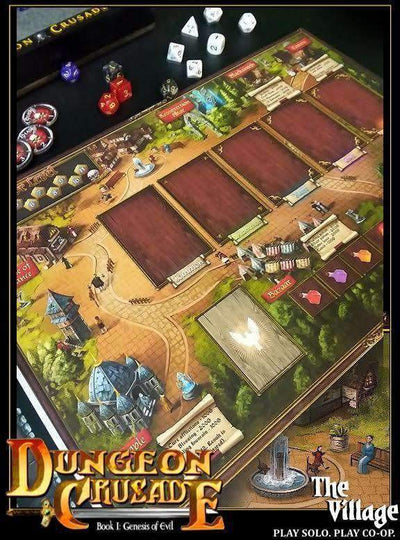 Dungeon Crusade - Buch I: Genesis of Evil (Kickstarter vorbestellt Special) Kickstarter -Brettspiel der Game Steward