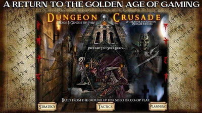 Dungeon Crusade - I. könyv: Genesis of Evil (Kickstarter Pre -Orans Special) Kickstarter társasjáték Game Steward