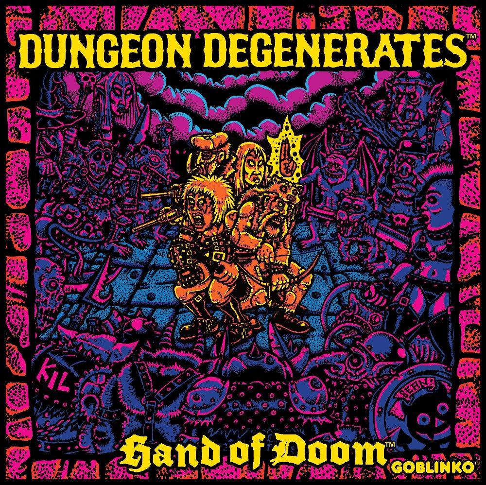 Dungeon DeGenerates: Hand of Doom (Kickstarter Special) Juego de mesa de Kickstarter Goblinko KS800213A