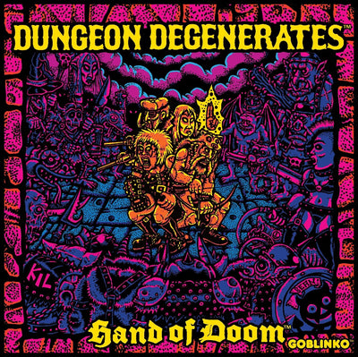 Dungeon DeGenerates: Hand of Doom (Kickstarter Special) Juego de mesa de Kickstarter Goblinko KS800213A