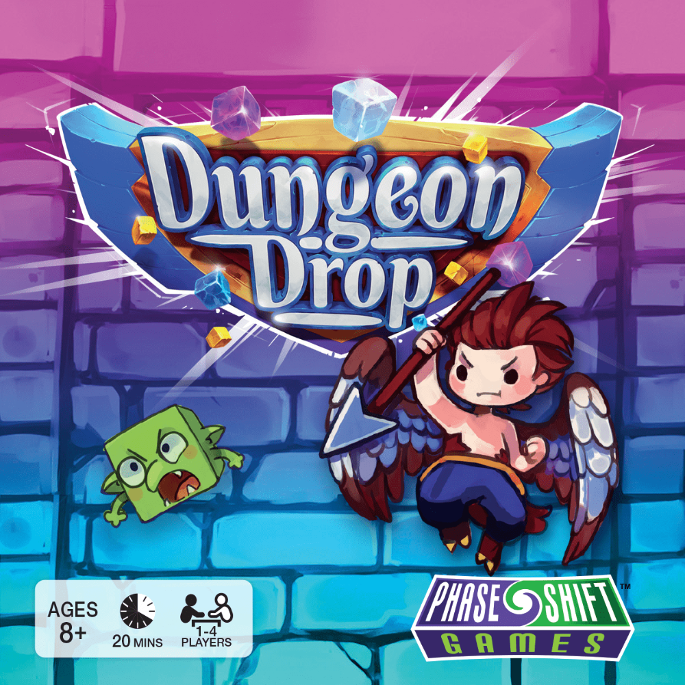 لعبة Dungeon Drop: حزمة الإصدار الفاخر (Kickstarter Special) من لعبة Kickstarter Board Phase Shift Games KS001274A