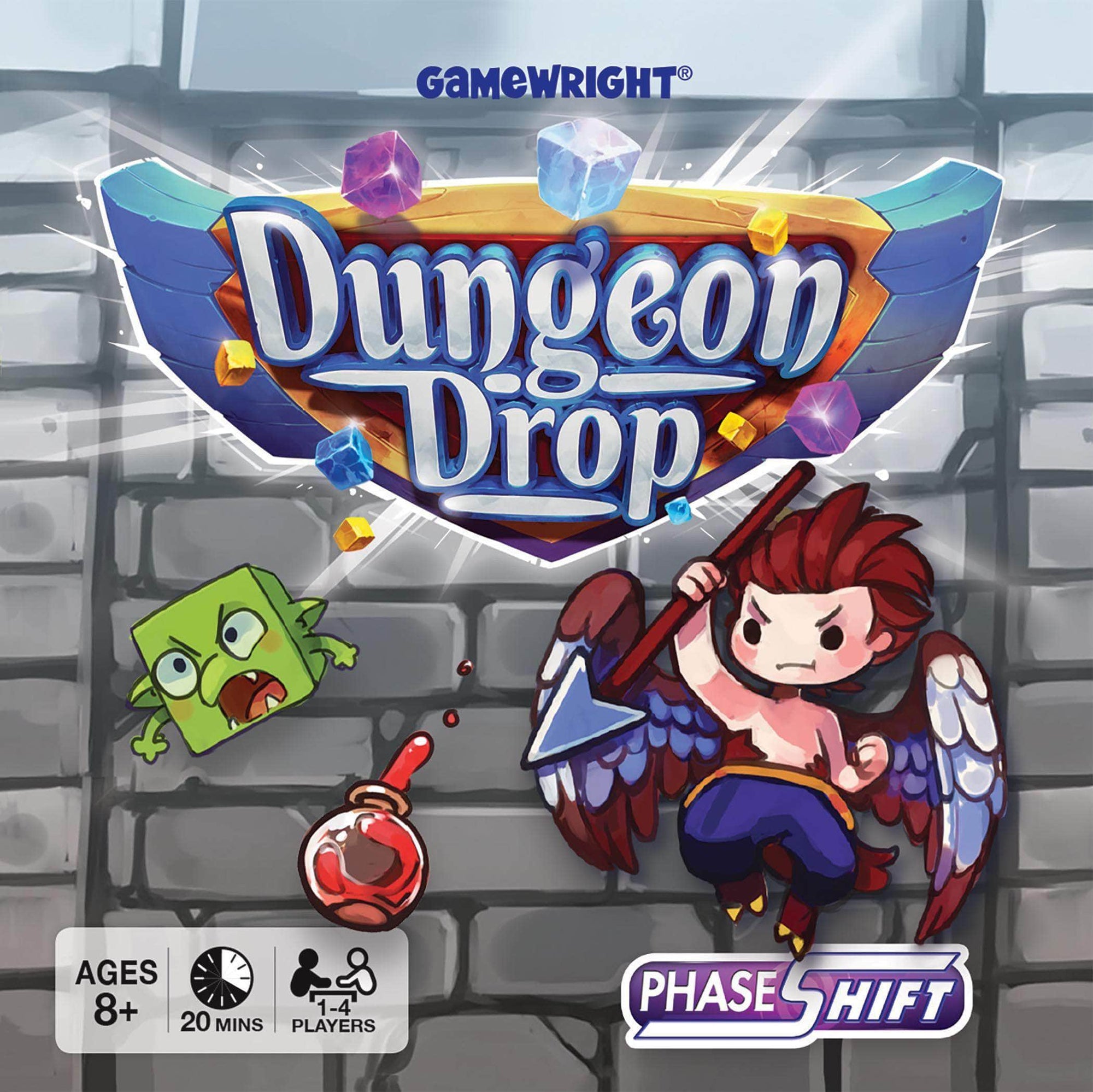 משחק Dungeon Drop (Kickstarter Special) משחק לוח קיקסטארטר Phase Shift Games KS800644A