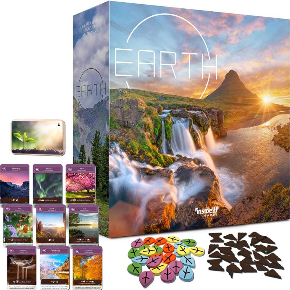 Earth: Board Game Plus KS Goodies Pack Bundle (Kickstarter Pre-Order Special) Kickstarter Board Game Inside Up Games KS001221A