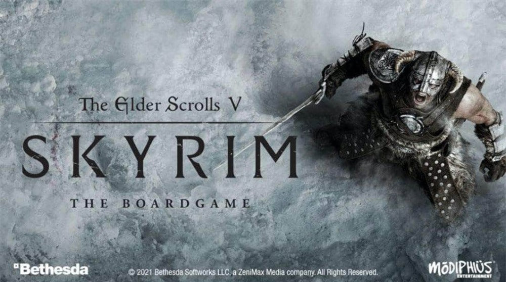 Elder Scrolls V: Skyrim Deluxe Tier Pledge Bundle (Retail Pre-Order Edition) Kickstarter Brettspiel Modiphius Games KS001222A