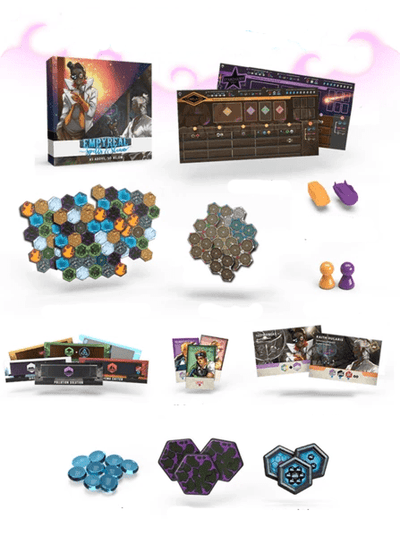 Empyreal Spells &amp; Steam, Deluxe Edition Upgrade, più come sopra, quindi sotto il pacchetto di espansione (Speciale pre-ordine Kickstarter) Kickstarter Board Game Level 99 Games KS000863A