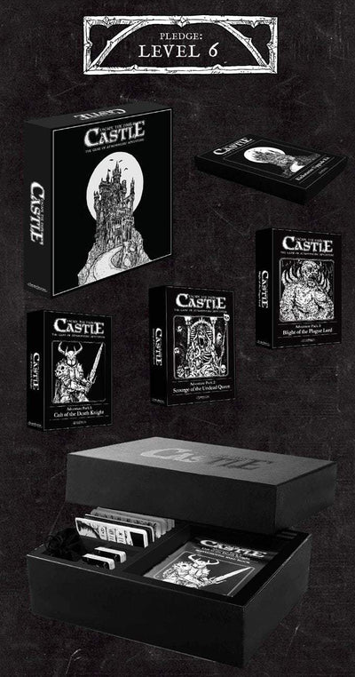 Αποδράστε το Board Game του Kickstarter Board Game του Dark Castle Level Level Evene 6 Themeborne Ltd KS000833A