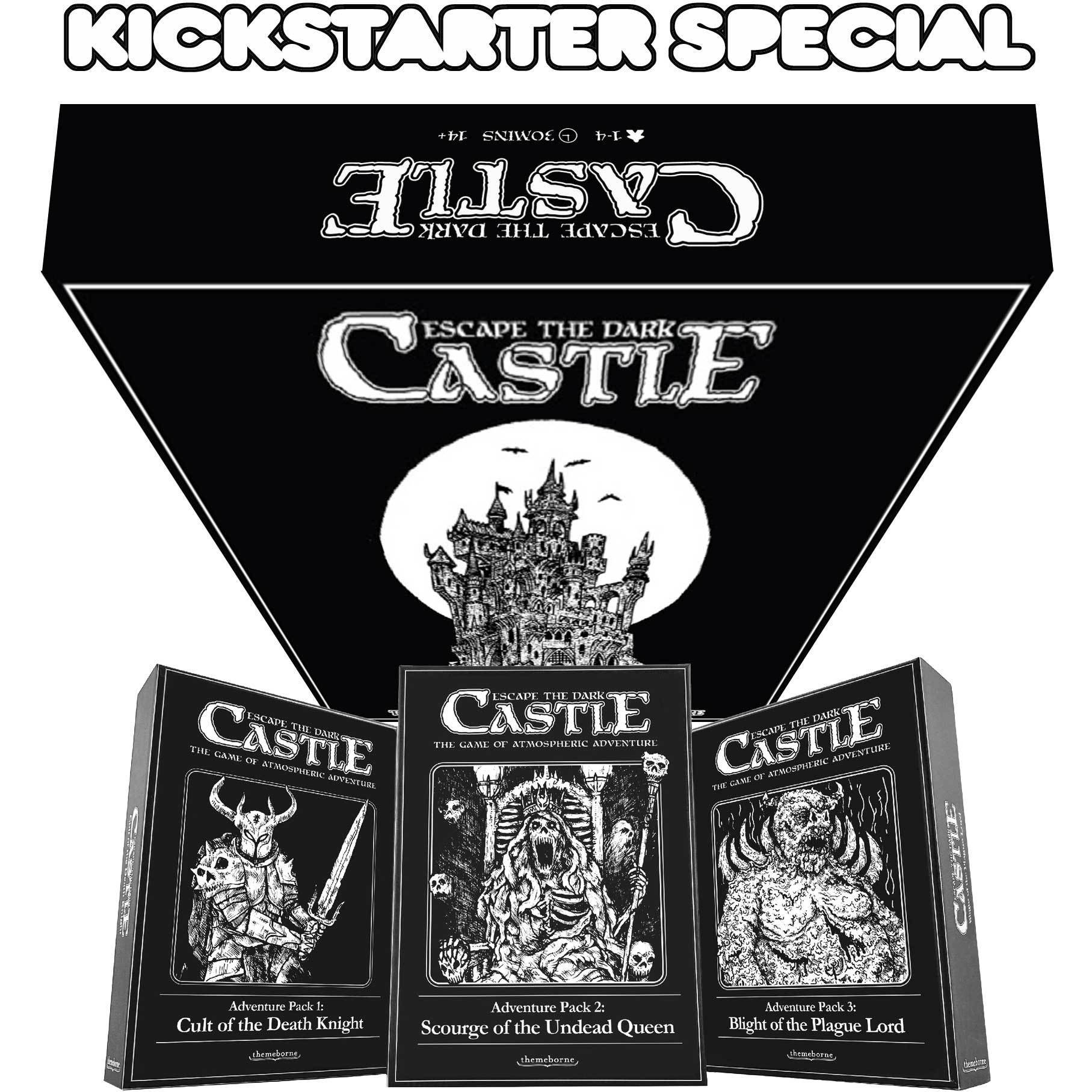 Αποδράστε το Board Game του Kickstarter Board Game του Dark Castle Level Level Evene 6 Themeborne Ltd KS000833A