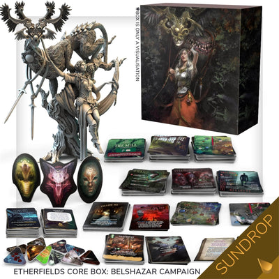 Etherfields: Dream God Collector&#39;s All-in Pledge Sundrop Bundle (Kickstarter Pre-Order Special) Kickstarter Board Game Awaken Realms KS001043B