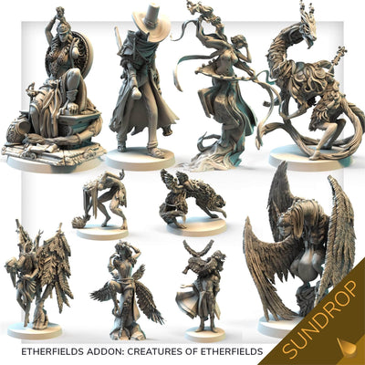 Etherfields: Dream God God All-in Docke Docking Bundle (Kickstarter Special Special) משחק Kickstarter Awaken Realms KS001043B
