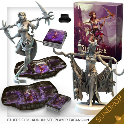 Etherfields: Dream God Collector&#39;s All-In Pledge Sundrop -paketti (Kickstarter Preder Tilaus) Kickstarter Board Game Awaken Realms KS001043b