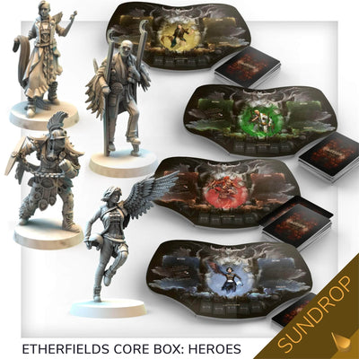 Etherfields：Dream God Collector&#39;s All-In Pledge Sundrop Bundle（Kickstarter Pre-Order Special）Kickstarterボードゲーム Awaken Realms KS001043B