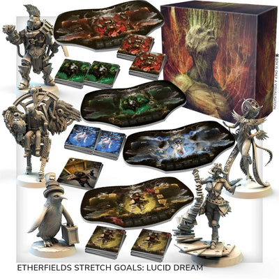 Etherfields: Dream Master GamePlay All-in Pledge Bundle (Kickstarter Pre-megrendelés Special) Kickstarter társasjáték Awaken Realms KS000958A