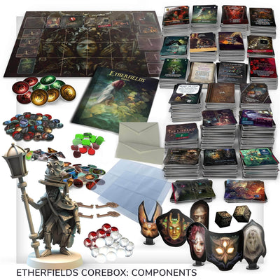 Etherfields: Dream Master Gameplay All-In Pledge Bundle (طلب خاص لطلب مسبق من Kickstarter) لعبة Kickstarter Board Awaken Realms KS000958A