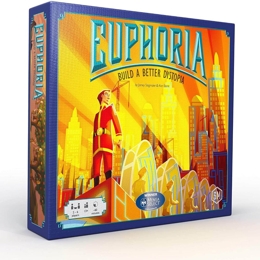 Euphoria：建立更好的反乌托邦零售棋盘游戏 Stonemaier Games KS001086A