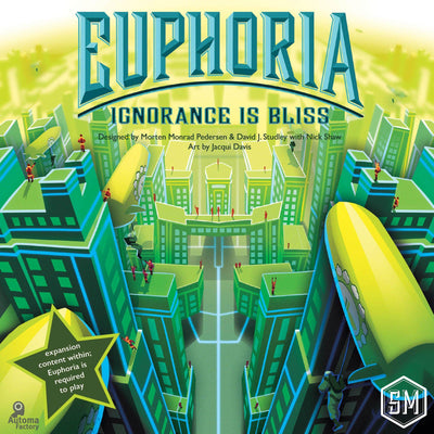 Euforia: a ignorância é uma expansão de jogo de tabuleiro de varejo de felicidade Stonemaier Games KS001087A