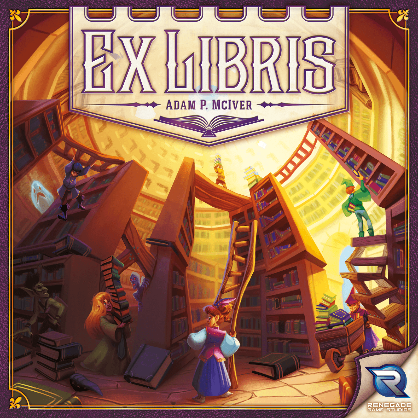 Ex Libris (kiskereskedelmi kiadás) kiskereskedelmi társasjáték Renegade Game Studios KS800508A