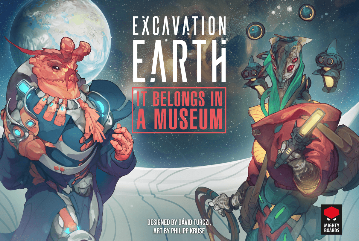 Excavation Earth: It Belongs In A Museum! Custodian Pledge Bundle (Kickstarter Pre-Order Special) Kickstarter Board Game Expansion Mighty Boards KS001134A