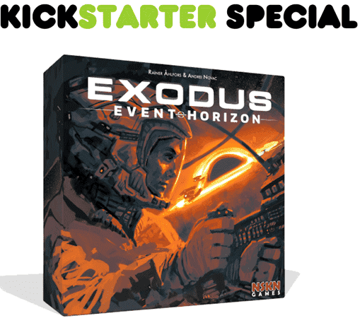 Expansão do Horizons de Evento Êxodo (Kickstarter Special) jogo de tabuleiro Kickstarter NSKN Games 6425453000577 KS000628A