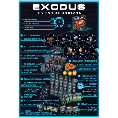 Exodus Proxima Centauri Plus Exodus Event Horizon Expansion Bundle (Kickstarter Special) Kickstarter Board Game NSKN Games