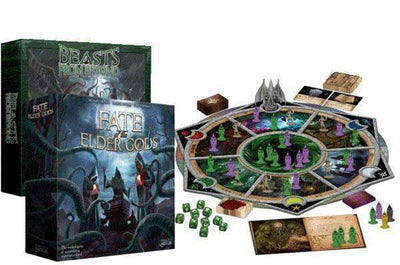 Fate of the Elder Gods Plus Beasts From Beyond Plus Azathoth Elder God Promo (Kickstarter Special) Kickstarter Board Game Greater Than Games (Nexus légendaire)