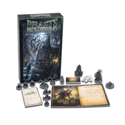Fate of the Elder Gods Plus Beasts From Beyond Plus Azathoth Elder God Promo (Kickstarter Special) Kickstarter Board Game Greater Than Games (Nexus légendaire)