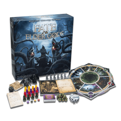 ชะตากรรมของ Elder Gods Plus Beasts From Beyond Plus Azathoth Elder God Promo (Kickstarter Special) เกมบอร์ด Kickstarter Greater Than Games (Nexus ที่โกหก)