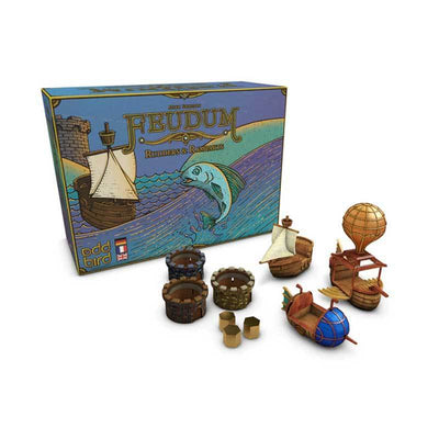 Feudum: Rudders and Ramparts (Kickstarter Pre-Order Special) Kickstarter Board Game Expansion Odd Bird Games