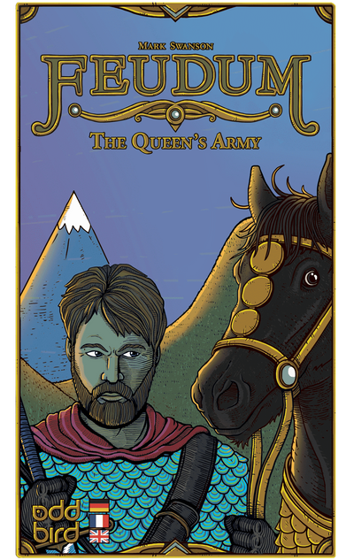 Feudum: o exército da rainha (Kickstarter pré-encomenda especial) jogo de tabuleiro Kickstarter Odd Bird Games