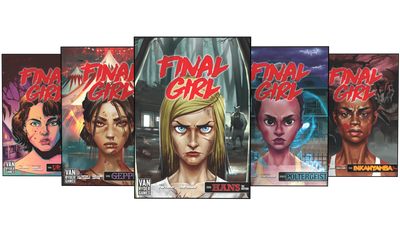Final Girl: Full Fright In 3D Pledge Plus Game Mats Bundle [السلسلة 1] (طلب خاص لطلب مسبق من Kickstarter) لعبة Kickstarter Board Van Ryder Games KS001081A