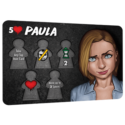 Final Girl: Paula Promo Card [Series 1] (Kickstarter Special) Kickstarter Board Game Expansion Van Ryder Games 685757264396 KS001081K