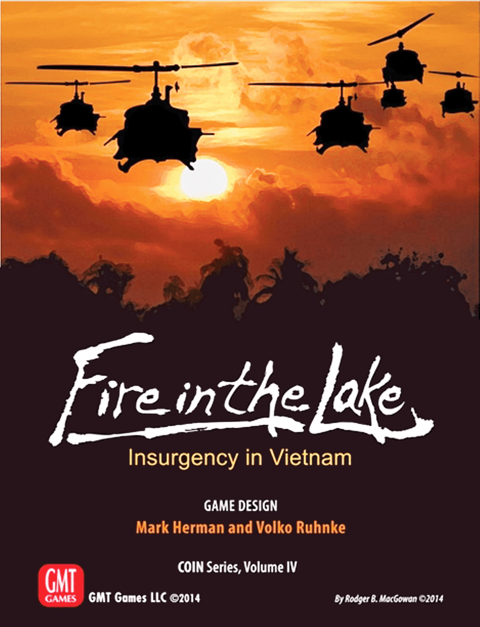 Fire in the Lake (Retail Edition) เกมขายปลีก GMT Games KS800374A