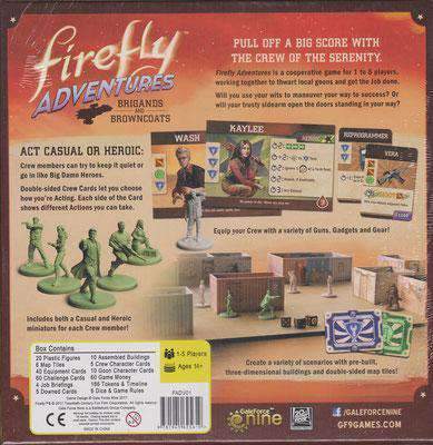 Firefly Adventures: Brigands and Browncoats Retail brädspel Battlefront Miniatures Ltd Gale Force Nine LLC
