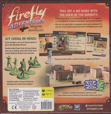 Firefly Adventures:BrigandsとBrowncoatsの小売ボードゲーム Battlefront Miniatures Ltd Gale Force Nine LLC