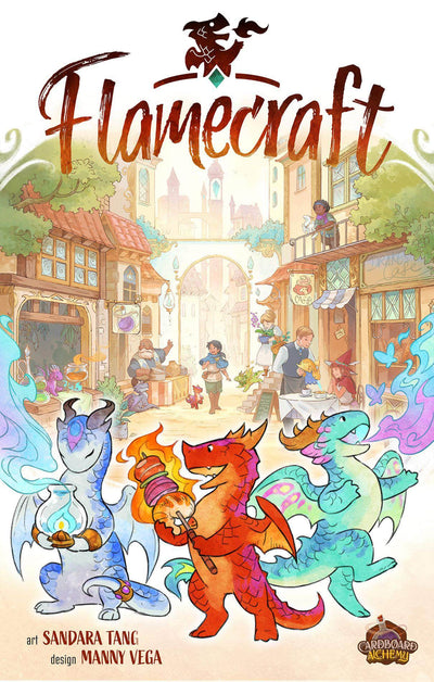 Flamecraft: Flameeper Pledge (Kickstarter w przedsprzedaży Special) Kickstarter Game Cardboard Alchemy KS001137A