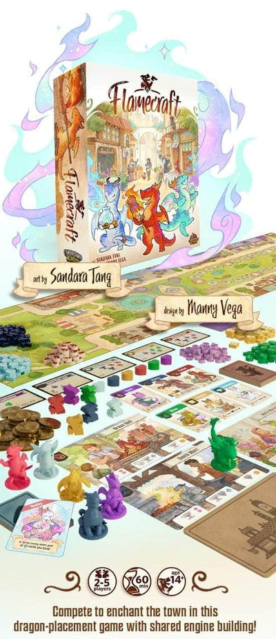 Flamecraft: Flameeper Pledge (Kickstarter Special) Kickstarter Game Cardboard Alchemy KS001137A