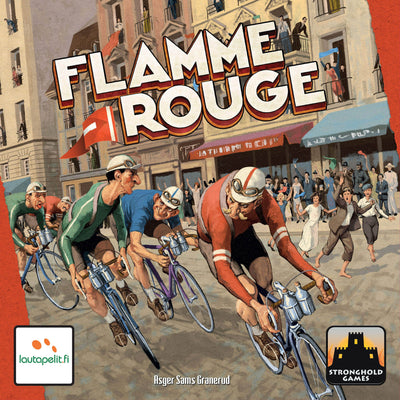 Flamme Rouge Retail Boardゲーム Lautapelit.fi, Conclave Editora, Devir, Gigamic, ホットゲーム、 Lavka Games, MESAboardgames, Playagame edizioni、Reflexshop、 Stronghold Games KS800505A