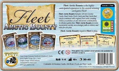 الأسطول: Arctic Bounty Captain Pledge (Kickstarter Special) لعبة بطاقة Kickstarter Eagle-Gryphon Games 0609456646840 KS000786