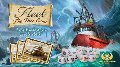 Laivasto: Dice Game Plus Dicey Waters Expansion -paketti (Kickstarter Preder Tilaus Edition) Kickstarter Board Game Eagle-Gryphon Games KS000996A