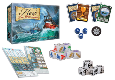 الأسطول: حزمة توسيع لعبة Dice Game Plus Dicey Waters (إصدار الطلب المسبق Kickstarter) لعبة Kickstarter Board Eagle-Gryphon Games KS000996A