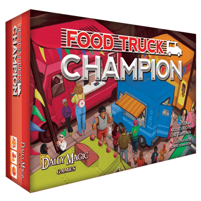 Campeão de caminhões de comida: Deluxe Edition (Kickstarter Special) jogo de tabuleiro Kickstarter Daily Magic Games