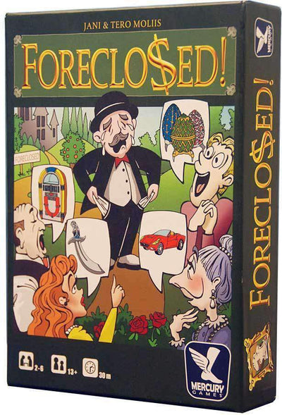 Foreclosed Retail Board Game Mercury Games