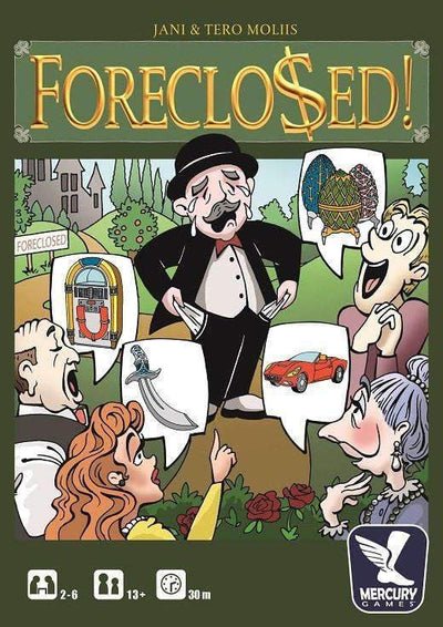 Foreclosed Retail Board Game Mercury Games