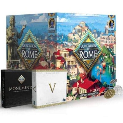 Fondements du jeu de société de Kickstarter de Rome Emperor - The