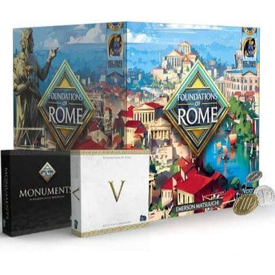 Foundations of Rome: Emperor’s Pledge Plus Pre-Shaded Miniatures Bundle (Kickstarter Special)