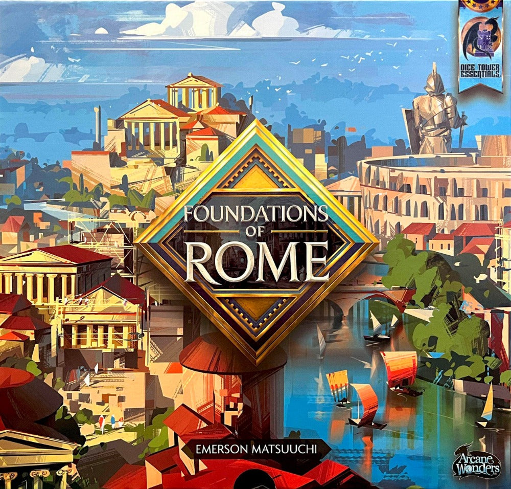 Foundations of Rome: Maximus Pledge Sundrop Preshaded Edition Bundle (Kickstarter Pre-Order Special) Kickstarter Board Game Arcane Wonders KS001373A