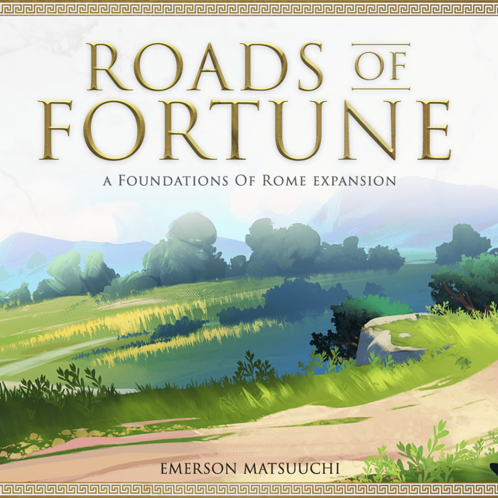 أسس روما: حزمة توسيع Roads of Fortune (الطلب المسبق الخاص لـ Kickstarter) توسيع لعبة Kickstarter Board Arcane Wonders KS001375A