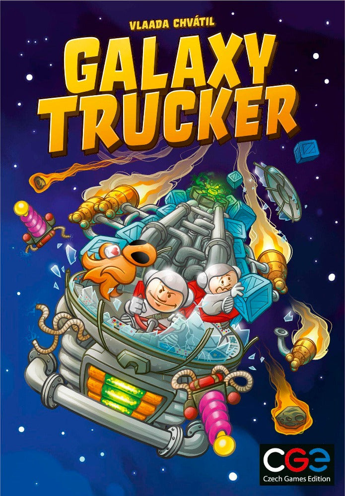 Galaxy Trucker: משחק לוח ליבה (מהדורה קמעונאית) משחק לוח קמעונאי Czech Games Edition KS001283A