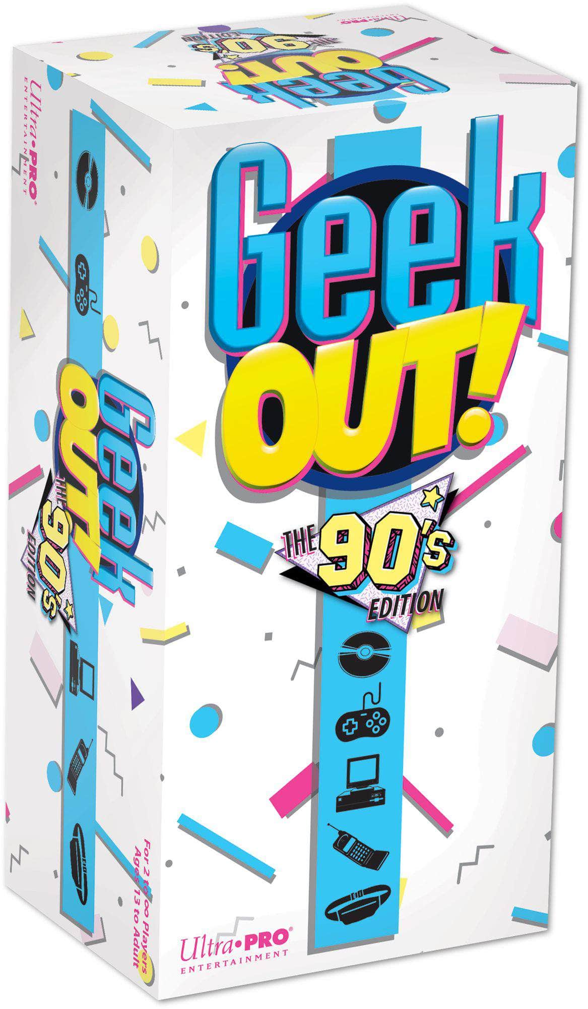 Geek Out: The 90's Edition (edição de varejo) jogo de tabuleiro de varejo Ultra Pro 0803004662904 KS800686A
